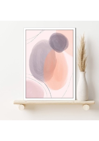 Soft Tonlar Soyut 2 Çerçeve ve Poster - SO1130