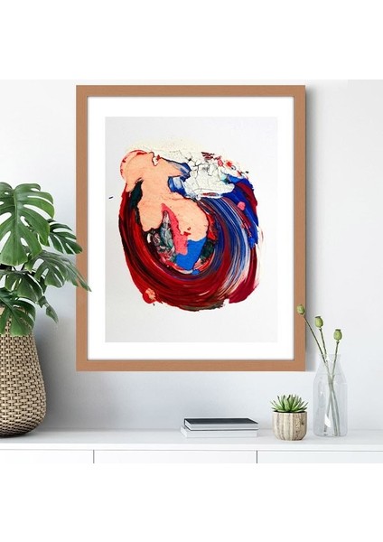 Bordo Yağlı Boya 4 Çerçeve ve Poster - SO1037 fiyatları