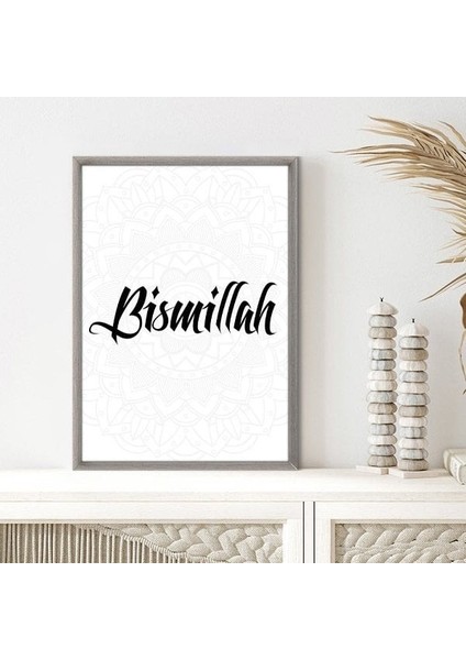 Bismillah 2 Çerçeve ve Poster - DN1024 fiyatları