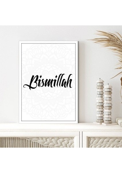 Bismillah 2 Çerçeve ve Poster - DN1024 fırsatları