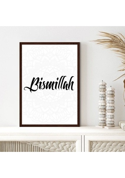 Bismillah 2 Çerçeve ve Poster - DN1024 indirimleri