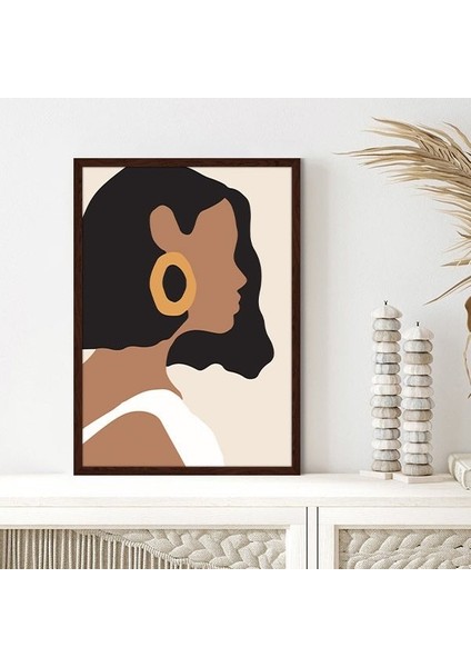 Küpeli Kadın 1 Çerçeve ve Poster - IL1027 indirimleri
