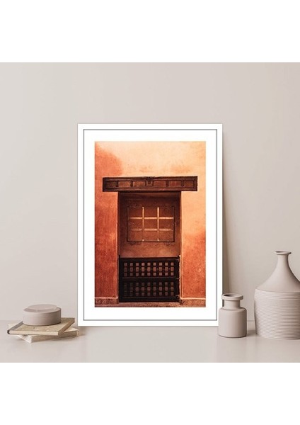 Turuncu Kapı 4 Çerçeve ve Poster - M1057