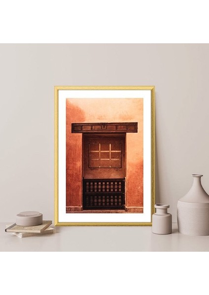 Turuncu Kapı 4 Çerçeve ve Poster - M1057