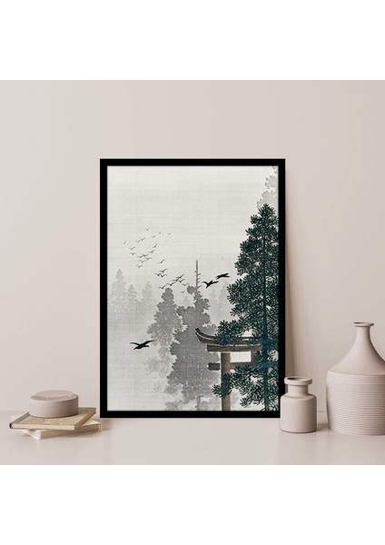 Ağaçlar ve Kuşlar Çerçeve ve Poster - SNT1043