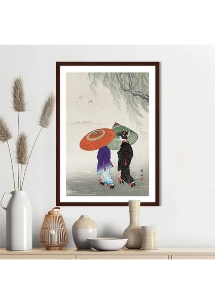 Şemsiyeli Kadınlar 1 Çerçeve ve Poster - SNT1045 fırsatları