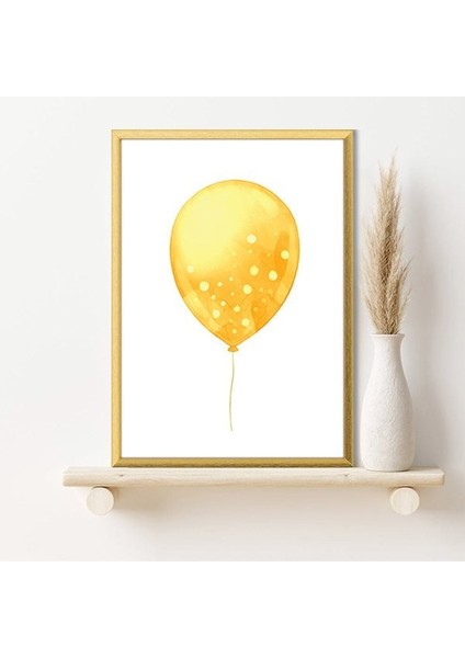Sarı Balon 1 Çerçeve ve Poster - IL1040