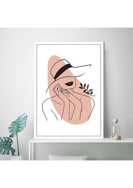 Çiçek ve Kadın 1 Çerçeve ve Poster - MD1033 modelleri