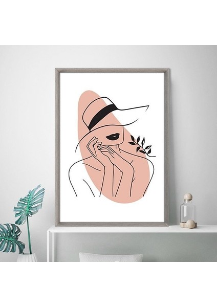 Çiçek ve Kadın 1 Çerçeve ve Poster - MD1033 fırsatları