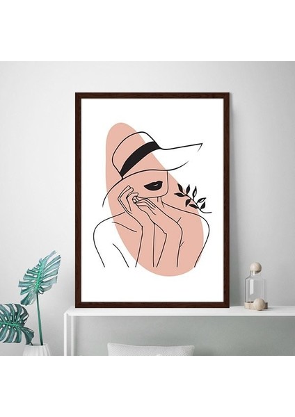 Çiçek ve Kadın 1 Çerçeve ve Poster - MD1033 indirimleri