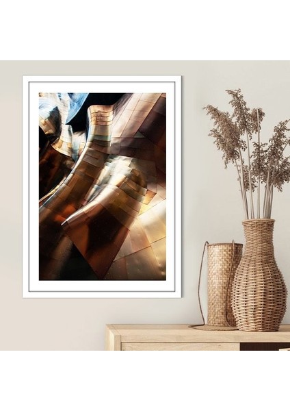 Bronz Renk Yapı 1 Çerçeve ve Poster - M1040