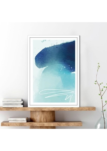 Mavi Tonlar 1 Çerçeve ve Poster - SO1119
