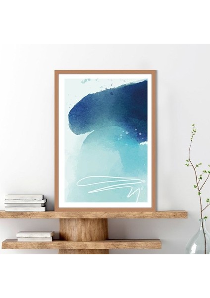Mavi Tonlar 1 Çerçeve ve Poster - SO1119