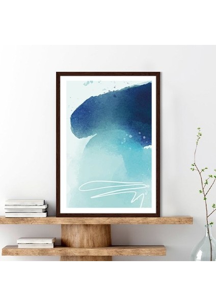 Mavi Tonlar 1 Çerçeve ve Poster - SO1119