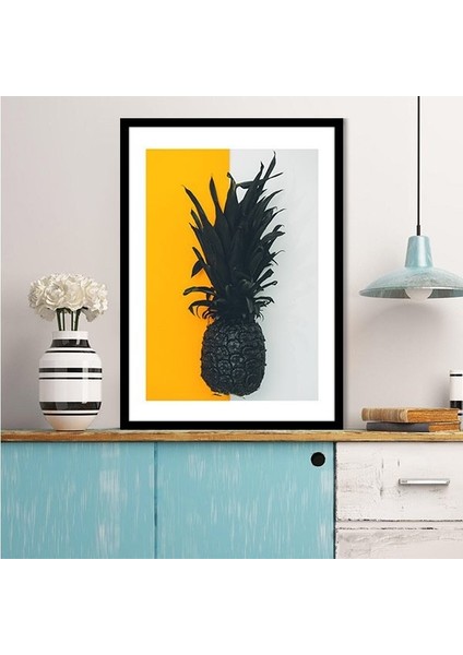 Siyah Ananas 2 Çerçeve ve Poster - MT1030 modelleri