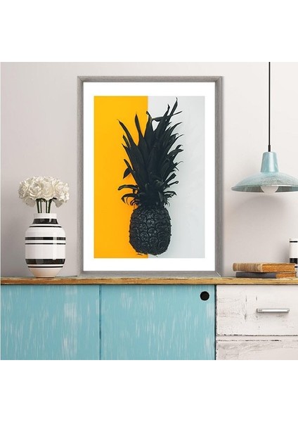 Siyah Ananas 2 Çerçeve ve Poster - MT1030 indirimleri