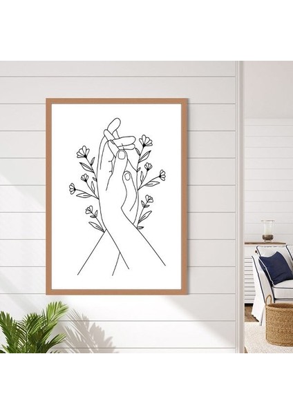 Tutuşan Eller 2 Çerçeve ve Poster - C1277