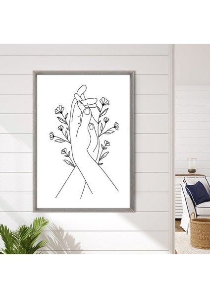 Tutuşan Eller 2 Çerçeve ve Poster - C1277 fırsatları