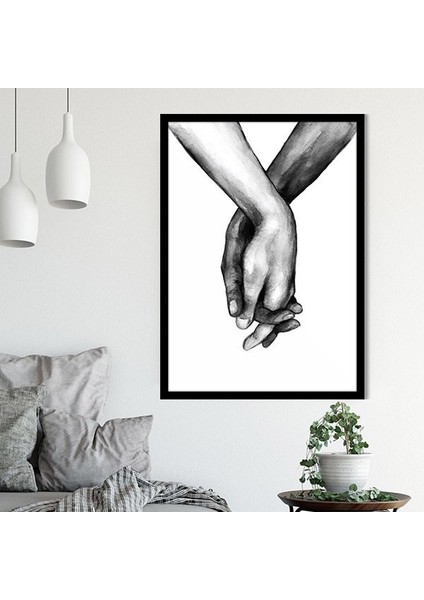 Tutuşan Eller 2 Çerçeve ve Poster - SB1071