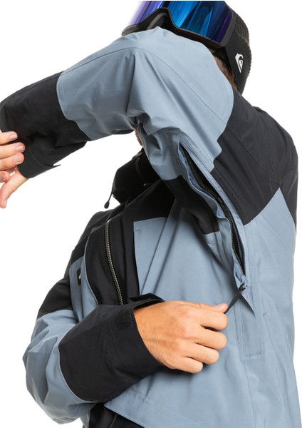 Çok Renkli Erkek Kayak Montu EQYTJ03477FOREVER Stretch Gore-Tex