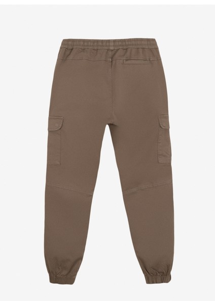 Lastikli Paça Vizon Erkek Kargo Pantolon M4WM-PNT-1401
