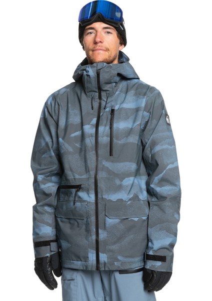 Çok Renkli Erkek Kayak Montu EQYTJ03449QUEST Stretch 20K Jk