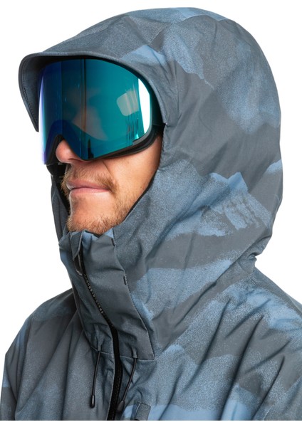 Çok Renkli Erkek Kayak Montu EQYTJ03449QUEST Stretch 20K Jk