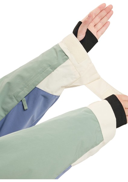 Çok Renkli Kadın Kayak Montu ERJTJ03476CHLOE Kım Anorak Jk indirimleri