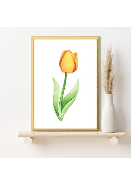 Sarı Lale 1 Çerçeve ve Poster - IL1041