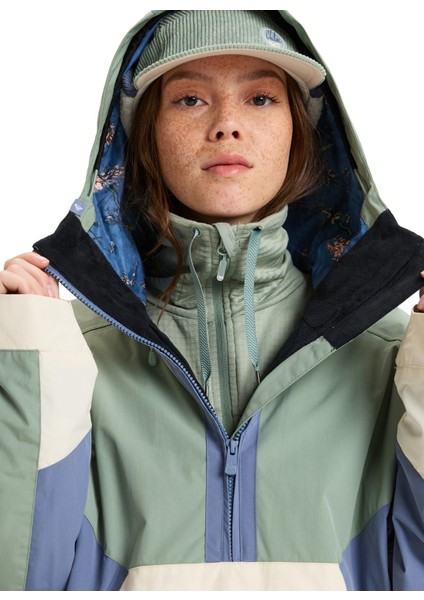 Çok Renkli Kadın Kayak Montu ERJTJ03476CHLOE Kım Anorak Jk