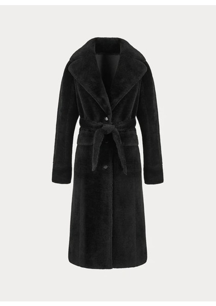 Siyah Kadın Kaban BJ19700-BLACK