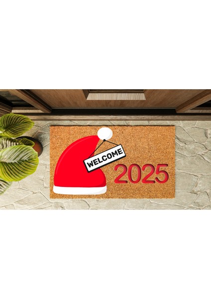 Kapı Önü Paspası Yeni Yıl 2025 Özel Tasarım Koko Model 142