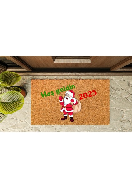 Kapı Önü Paspası Yeni Yıl 2025 Özel Tasarım Koko Model 158