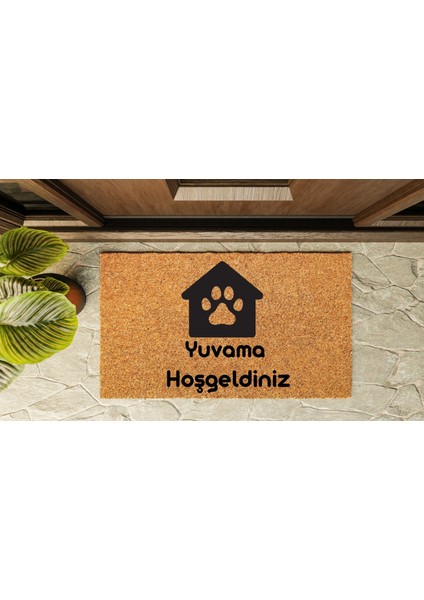 Kapı Önü Paspası Özel Tasarım Koko Model Pati Ev PK-1604 indirimleri