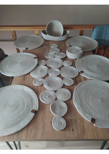 Hasır supla takımı handmadde Yemek Takımı