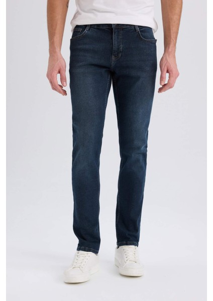 Pedro Slim Fit Dar Kalıp Normal Bel Dar Paça Jean Pantolon E8507AX24WN