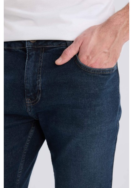 Pedro Slim Fit Dar Kalıp Normal Bel Dar Paça Jean Pantolon E8507AX24WN