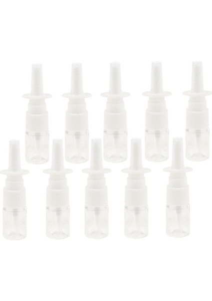 60 Adet 5ml Boş Burun Sprey Şişeleri Pompa Püskürtücüleri (Yurt Dışından)
