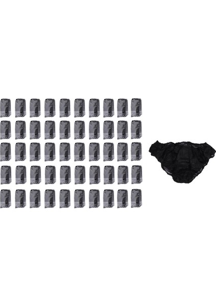 50X Açık Kadın Külot Iç Giyim Alabilen Külot BLACK02 (Yurt Dışından) fiyatları