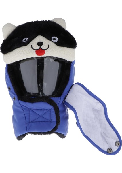 Çocuk Balaclava Kış Şapkası Motosiklet Snowboard Için Üklü Çekmeli Kayak Şapkası - , Açıığı Şkinler Için Mavi (Yurt Dışından) indirimleri