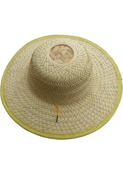 Bambu Örgülü Şapka Duvar Dekorasyonu Güneş Şapkası Kendin Yap El Sanatları Balıkçı Şapkası Çince (Yurt Dışından) fiyatları