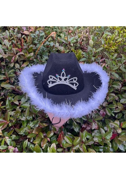Bayanlar Kostüm Kokteyli + + 38X35CM Için 3 Kont Şapkasıı Cowgirl Şapkası (Yurt Dışından) modelleri