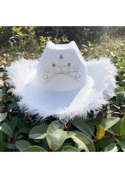 Bayanlar Kostüm Kokteyli + + 38X35CM Için 3 Kont Şapkasıı Cowgirl Şapkası (Yurt Dışından) indirimleri