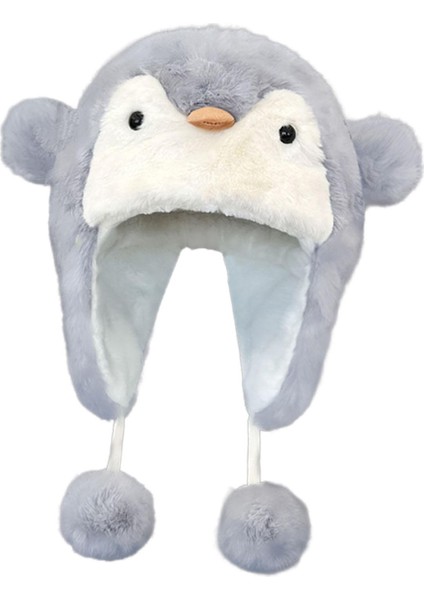 Kapaklı Ş Doldurulmuş Dekoru Dekoratif Kış Sı Ş Gri (Yurt Dışından) indirimleri