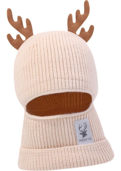 Kış Şapka Şapkalar Boyun Eşarp Komik Örme Şapka Kadın Erkek Doğum Günü Hediyesi Bej (Yurt Dışından) fırsatları