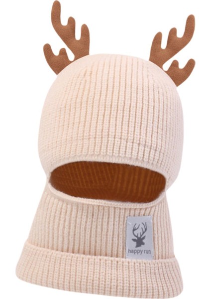 Kış Şapka Şapkalar Boyun Eşarp Komik Örme Şapka Kadın Erkek Doğum Günü Hediyesi Bej (Yurt Dışından) indirimleri