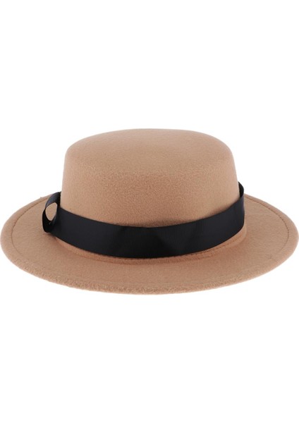 Fedora Ş Caz Ş Kadın Düğün Kış Trilby Ş Yuvarlak (Yurt Dışından)