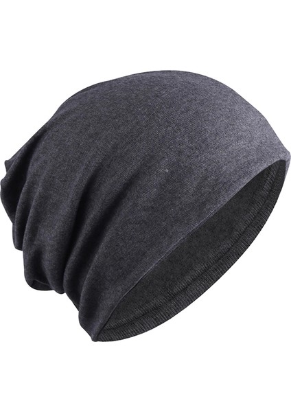 Şak Slouchy Bol Beanie Ş Slouchy Gri (Yurt Dışından)