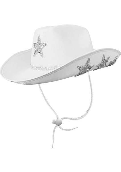 Kız Şapkası Geniş Kenarlı Şapkası Kutlamalar Için Sahne Giydirme (Yurt Dışından)
