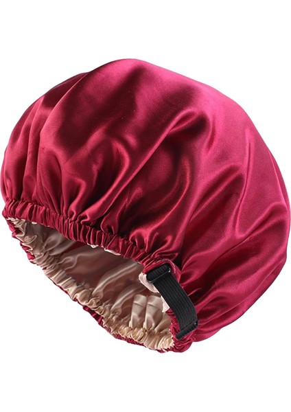 Bonnet Uyku Başlığı Bonnet Başlığı, Çift Katmanlı, - Kırmızı (Yurt Dışından)